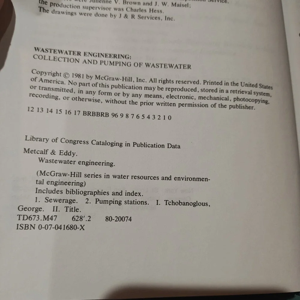 N/A wastewater engineering